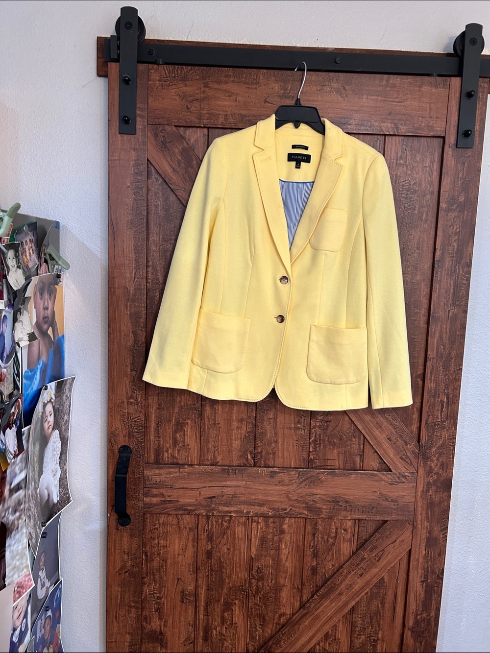 Talbots Pale Yellow Women's Tailored Blazer